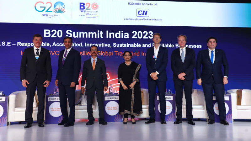 Evolv Next Tech 2023 - a side event of the B20 India Summit was organized on Thursday, the 24th of August 2023, in New Delhi. Photo: CII