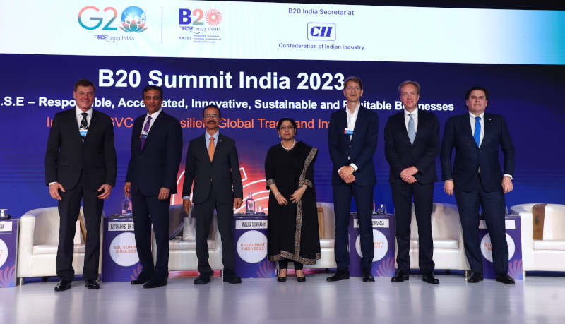 Evolv Next Tech 2023 - a side event of the B20 India Summit was organized on Thursday, the 24th of August 2023, in New Delhi. Photo: CII