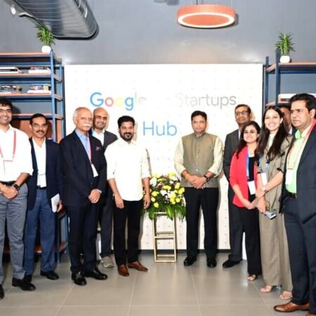 Telangana CM Launches ₹1,000 Crore Startup Fund, Targets 100 Unicorns by 2034. The new GfS hub is designed to bolster Telangana’s startup ecosystem. Photo: Telangana CMO